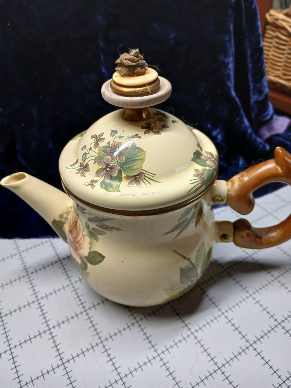 MacKenzie-Childs 2 Cup Teapot